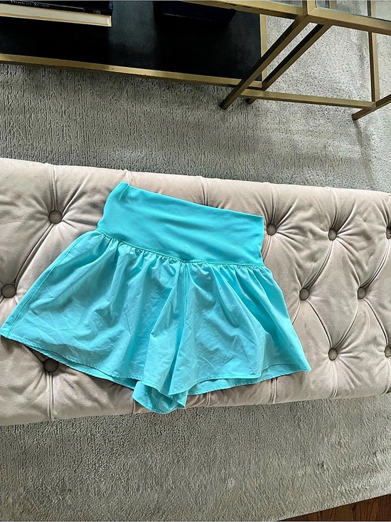 aerie Pants - Offline by Aerie Real Me Crossover Flowy Short Blue Medium